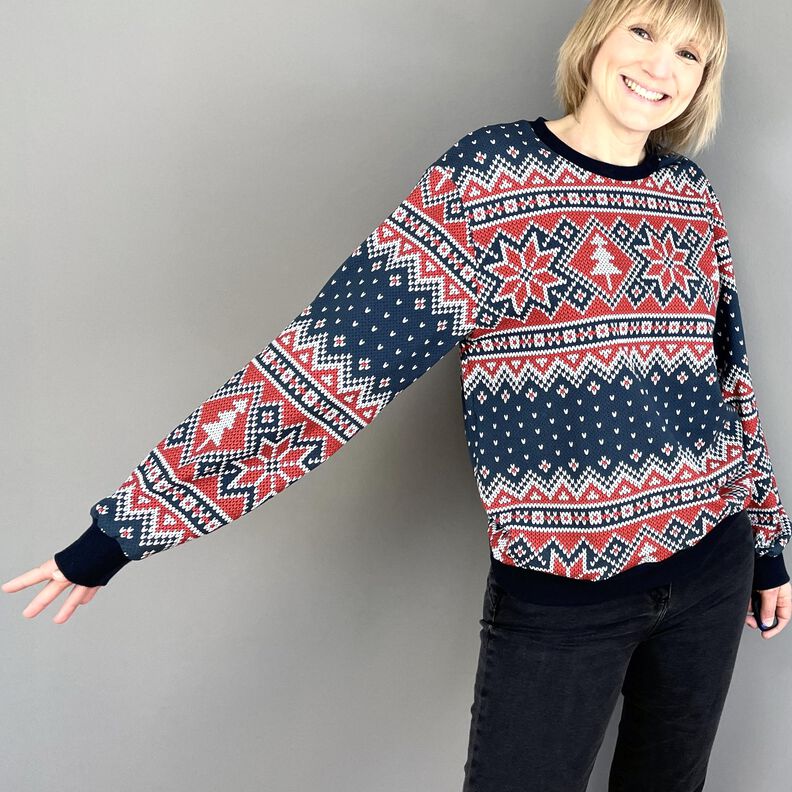 Cozy Sweater | Sweatshirt mit weiten Ärmeln | A4, A0, Beamer image number 9