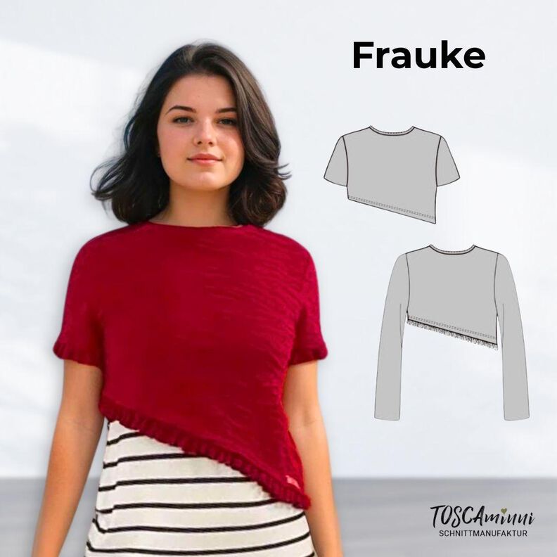 Shirt Frauke Größe 34-54 Schnittmuster image number 1