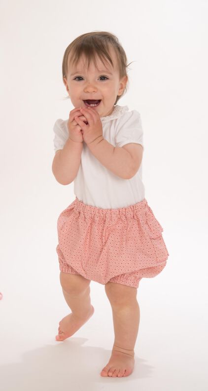 EMI Baby Pumphose Schnittmuster mit Gummizug und Rüschen image number 6
