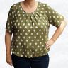 Betty - Bluse mit Falten und weiten Ärmeln BU 80-116, A4+A0 thumbnail number 9
