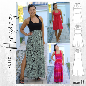 Kleid ANZING Gr. 32-50 Ebook Schnittmuster