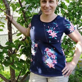 MISS STREIFENMONK Shirt Gr. 32 - 54 inkl. A0