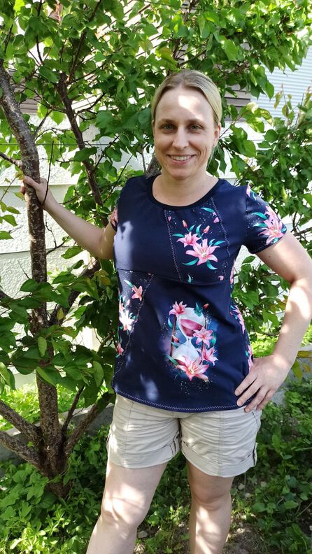 MISS STREIFENMONK Shirt Gr. 32 - 54 inkl. A0 image number 2