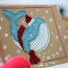 Appliziervorlage WINTERWAL MIT SCHAL UND MÜTZE  thumbnail number 2