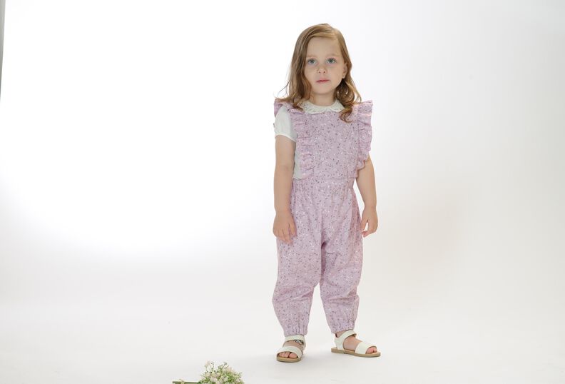 Schnittmuster Mädchen Latzhose mit Rüschen DAISY image number 7
