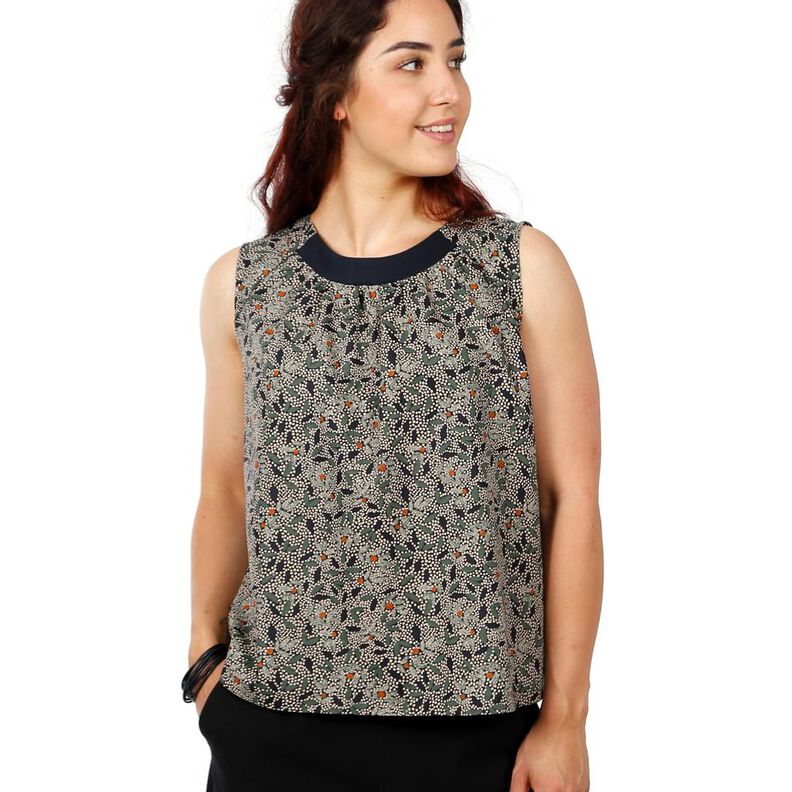 FRAU ENYA - Top mit Bündcheneinsatz - XS-XXL image number 1