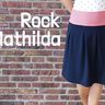 Rock Mathilda * Faltenrock mit Jerseybund * A4, A0, Beamer thumbnail number 3