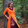 Kleid Valentina mit Godet Gr. 32-48 beamerfähig thumbnail number 9