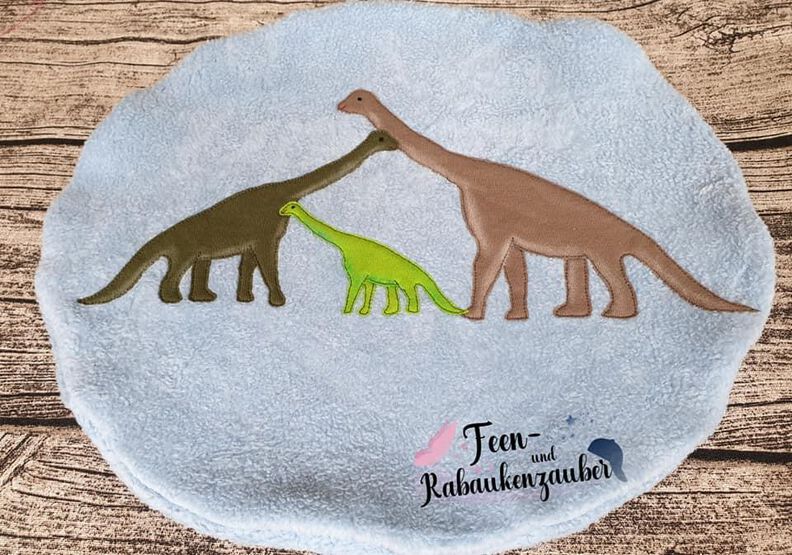 Applikationsvorlage Brachiosaurus Jungtier Dino image number 8