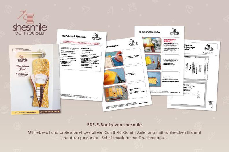 Täschchen Rosi (Nähanleitung und Schnittmuster) image number 3