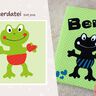 Frosch "Quenni" (Plotterdatei) thumbnail number 1