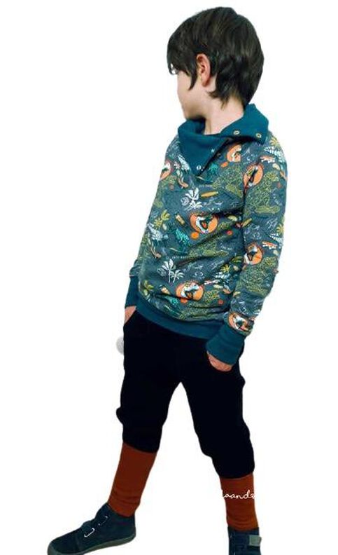 Knopfleisten Kinder Pullover BUTTON RAGLAN kids Gr. 86 – 164 image number 9