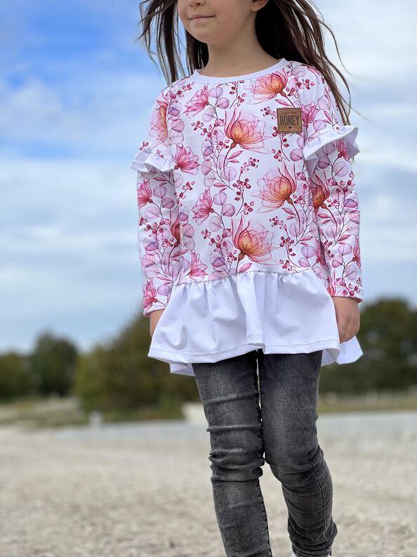 lovely oversized hoodie 104-164 Pulli Crophoodie Tunika image number 2