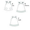  Schnittmuster Kleid für Mädchen in 3 Modellvarianten thumbnail number 4