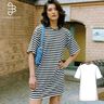 T-Shirt Kleid Schnittmuster mit Videoanleitung Gr. XS-XXXL thumbnail number 1