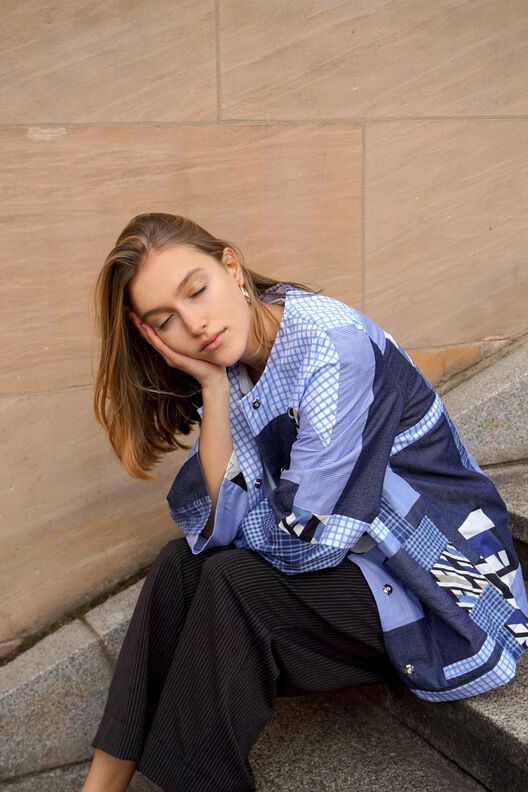 Patchwork Kimono Schnitt mit Videoanleitung Gr. XS-XL image number 3