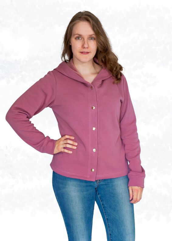 Cassie Sweatjacke/Weste mit Knöpfen BU 80-116, A4+A0 image number 5