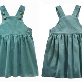 Schnitt und Nähanleitung Latzkleid Gr.68 bis140