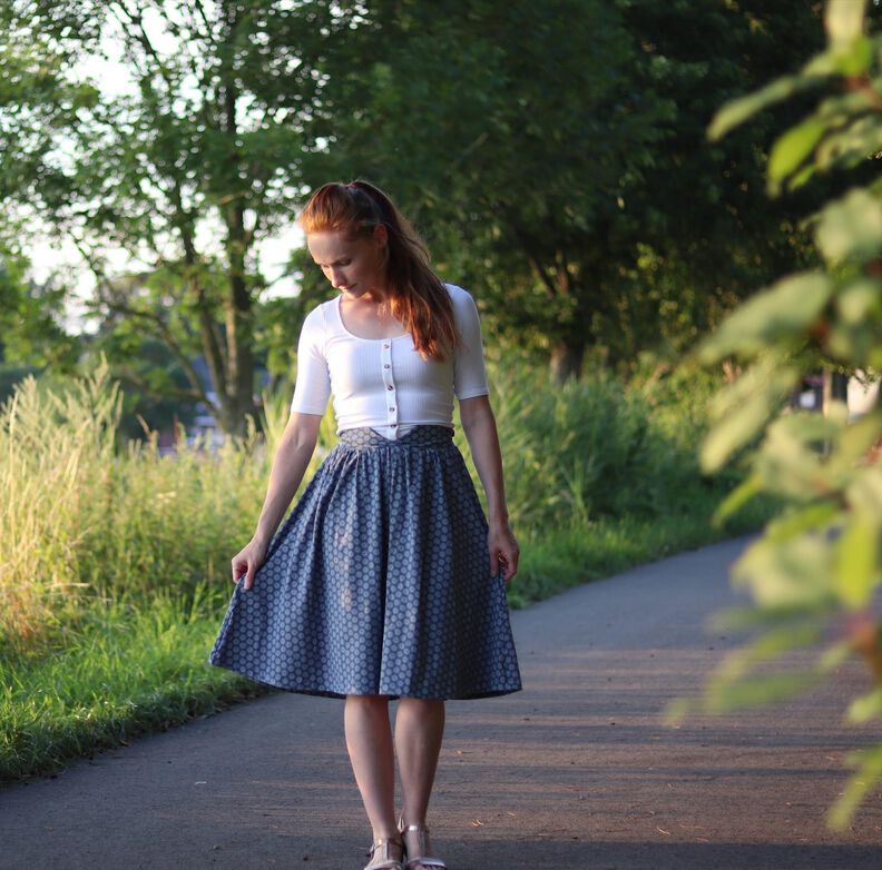 Vintage Skirt Damen - Gr. 32 - 54 image number 5