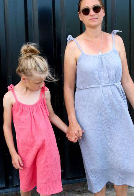 "Ibiza Top & Dress Girls" / Musselin-Kleid Schnittmuster image number 6