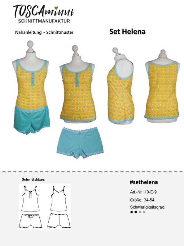 Unterwäsche Helena Gr. 34-54 Schnittmuster image number 8