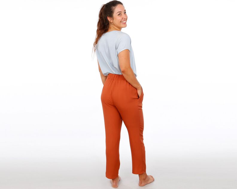 FRAU HANNA - Knöchelfreie Hose mit Gummibund XS-XXL image number 4