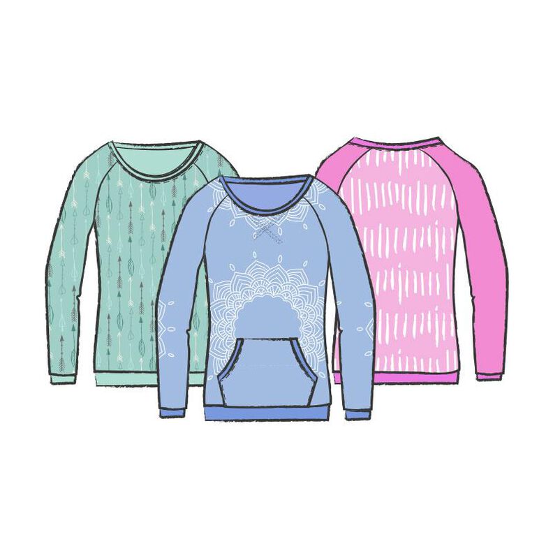 Ebook Schnittmuster Billund Basicpullover Damen image number 4