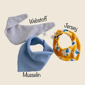  “Baby-Halstuch x3” 3 Schnittmuster für Webware und Jersey 