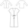 Sommer Kimono Bluse Kleid Jacke Cover-Up FLORES ♥Gr. 34-56 thumbnail number 9