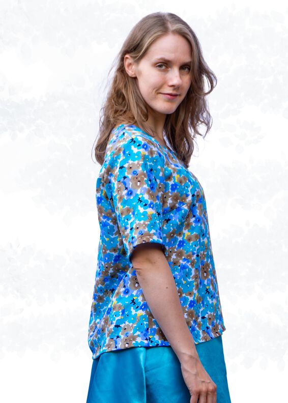 Becky – Bluse mit 4 Ärmellängen und Passe BU 80-116, A4+A0 image number 8