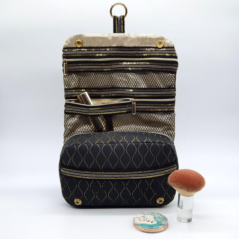 Kosmetiktasche Traveling Mini Schnittmuster Nähanleitung image number 5
