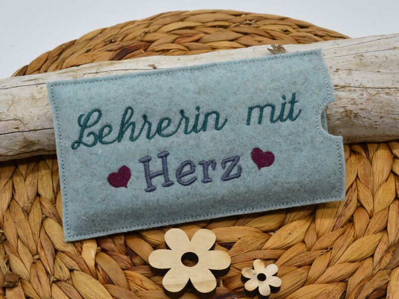 Stickdatei Schokohülle Lehrer Lehrerin ITH image number 2