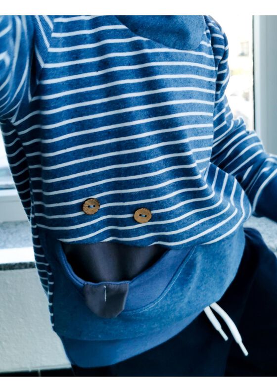 Hoodie Smiler Gr. 56-122, Lachmundtasche, Varianten, A4+A0 image number 10