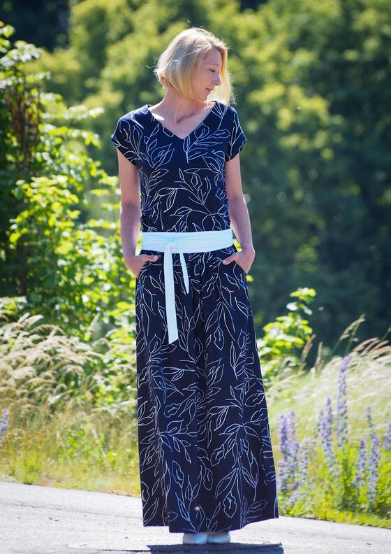 Ebook Maxikleid Zveea inkl. Gürtel Belle*ty Gr.35-54 image number 3