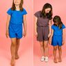 Kinder Jumpsuit Jersey Verschlusslos LOMPAT ♥ Gr. 98-164 thumbnail number 2