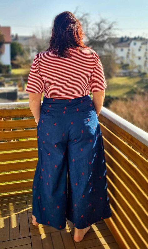 Hosenrock (34-48) Jojoba Culotte Damen Schnittmuster image number 4