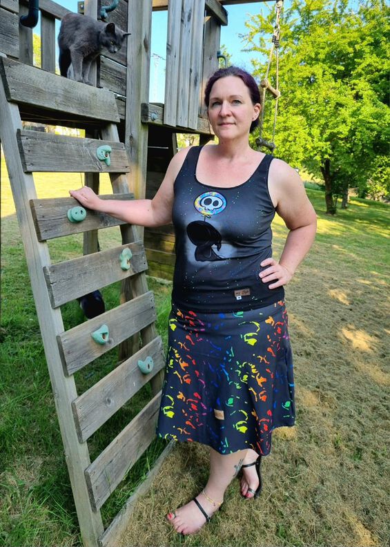 »LaSuvi Skirt« (32–54) – Jerseyrock image number 7