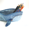Wal-Federmäppchen, Jeans Upcycling und Stoffreste  thumbnail number 5