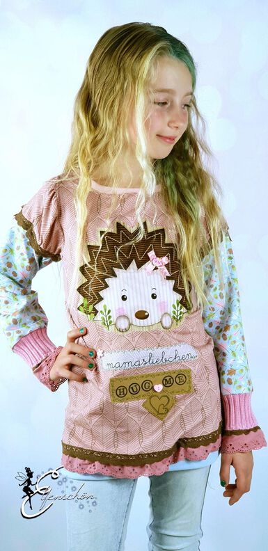Shirt Julia mit Raffungen Gr. 86 - 140 Schnittmuster image number 3