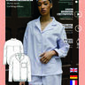 Pyjama Bluse Schnittmuster Damen XS-XXXL thumbnail number 6