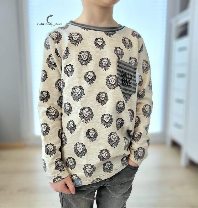 SHIRT "LASSE" - KIDS (110-164) - Schnittmuster und Anleitung image number 4