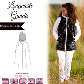 Longweste Gundis - Gr 32-64 