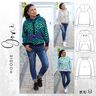 Raglanhoodie GONI Gr. 32-56 Schnittmuster PDF Ebook thumbnail number 1