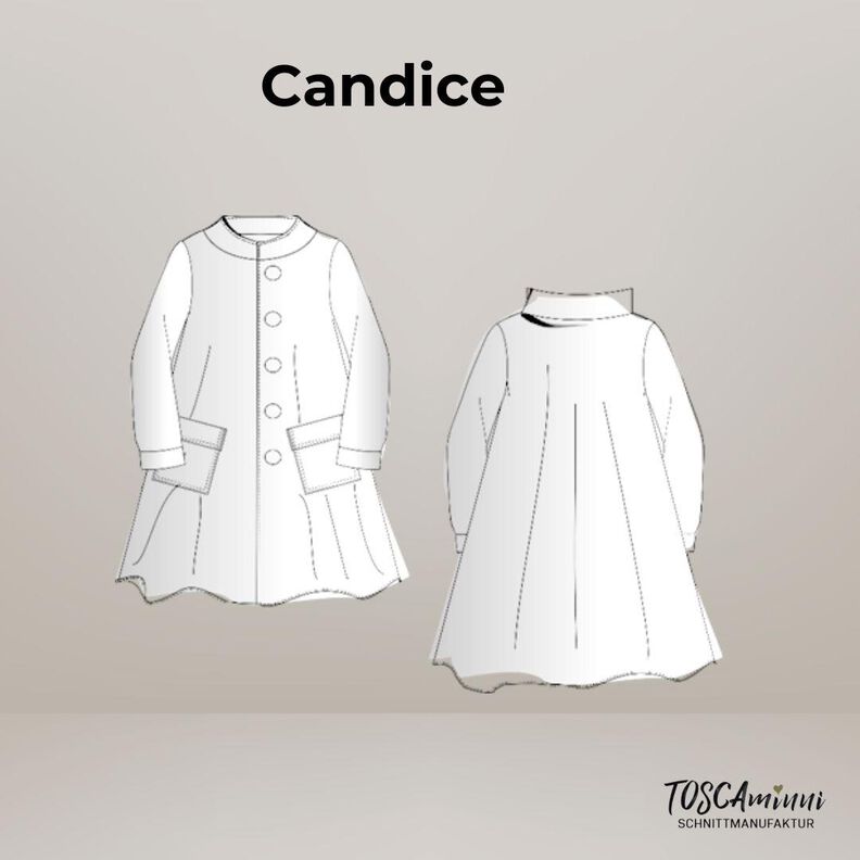 Schnittmuster Damen Mantel Candice | Walkmantel image number 4