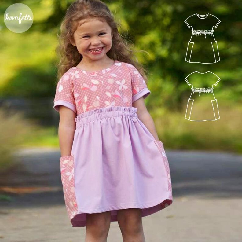 Hanni - Paperbag Kleid für Mädchen Gr. 86-164 image number 1