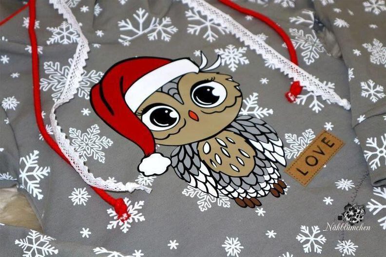 PLOTTERDATEI "EULCHEN EMI" WEIHNACHTEN - SVG UND DXF FORMAT image number 3