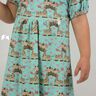 Kleid Lieblingsmädchen Gr. 86 - 164 Herzausschnitt Herzrücken Herz Puffärmel thumbnail number 3