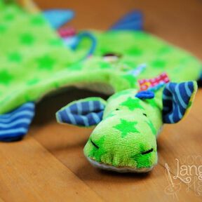 Schnullerdrache - Nähanleitung mit Schnittmuster