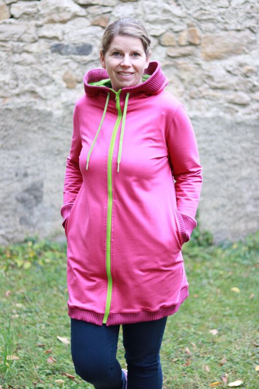 Sweatjacke Damen - Schnittmuster Gr. 32-58 -meine CLARA #101 image number 6