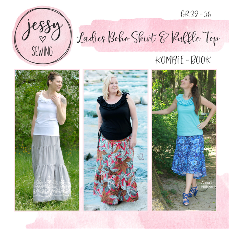 Kombi eBook *Ladies Boho Skirt & Ruffle Top* gr. 32 - 56 image number 1